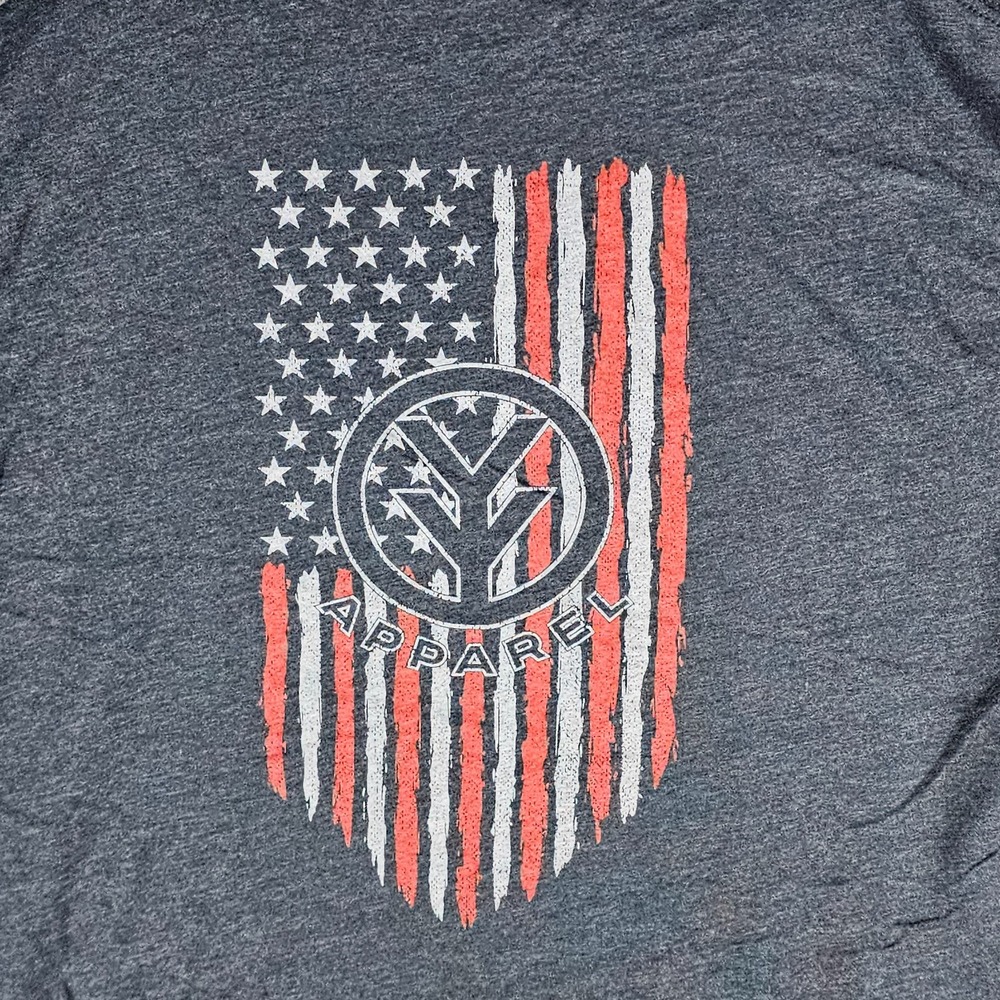 Yee Yee Apparel Tee Shirt Mens XL Patriot Graphic Print Short Sleeve Crew‎ Neck - Picture 3 of 8